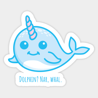 Dolphin? Nar, whal. Sticker